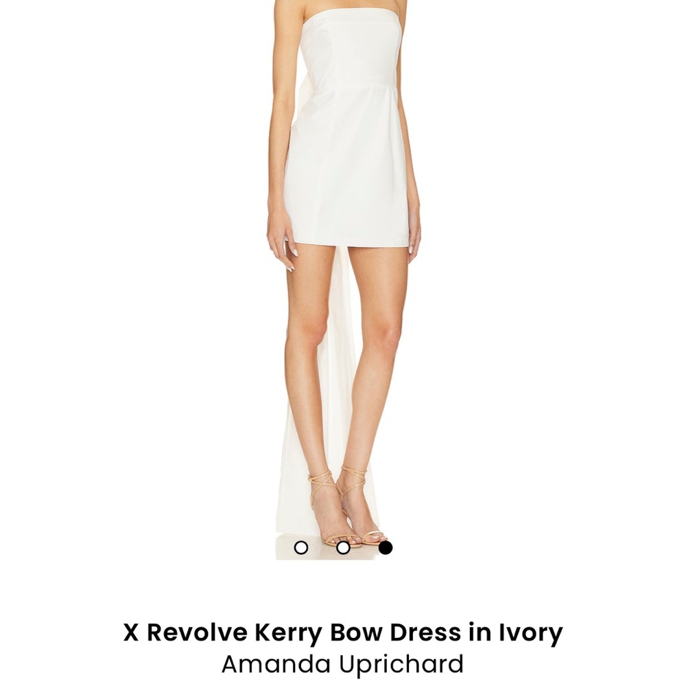 Amanda Uprichard Strapless Dress in White
